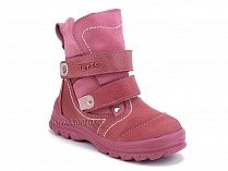 215-96,87,17 Тотто (Totto), ботинки детские зимние ортопедические профилактические, мех, нубук, кожа, розовый. в Самаре