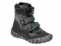 210-21,1,52Б Тотто (Totto), ботинки демисезонные утепленные, байка, черный, кожа, нубук. в Самаре