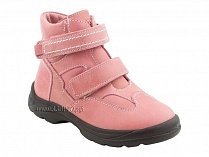 211-307 Тотто (Totto), ботинки детские зимние ортопедические профилактические, мех, кожа, розовый. в Самаре