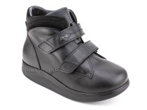 141607W Сурсил-Орто (Sursil-Ortho), зимние ботинки для взрослых, ригидная подошва, диабетическая подкладка, натуральный мех, кожа, нубук, черный, полнота 11 в Самаре