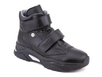 3541-131 Тотто (Totto), ботинки детские утепленные ортопедические профилактические, кожа, байка, чёрный в Самаре