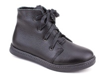 3547-1-1 Тотто (Totto), ботинки детские утепленные ортопедические профилактические, кожа, черный. в Самаре