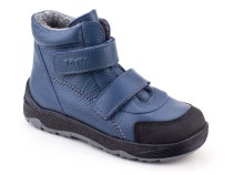 2458-702 Тотто (Totto), ботинки детские утепленные ортопедические профилактические, кожа, джинс в Самаре