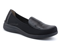 84-52Т-22-402/30 Рикосс (Ricoss) туфли для взрослых, кожа, лак, текстиль, черный, полнота 9 в Самаре