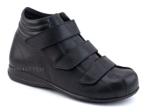 5008-01  Плюмекс (Plumex), ботинки для взрослых демисезонные утепленные, кожа, черный, полнота 10. в Самаре